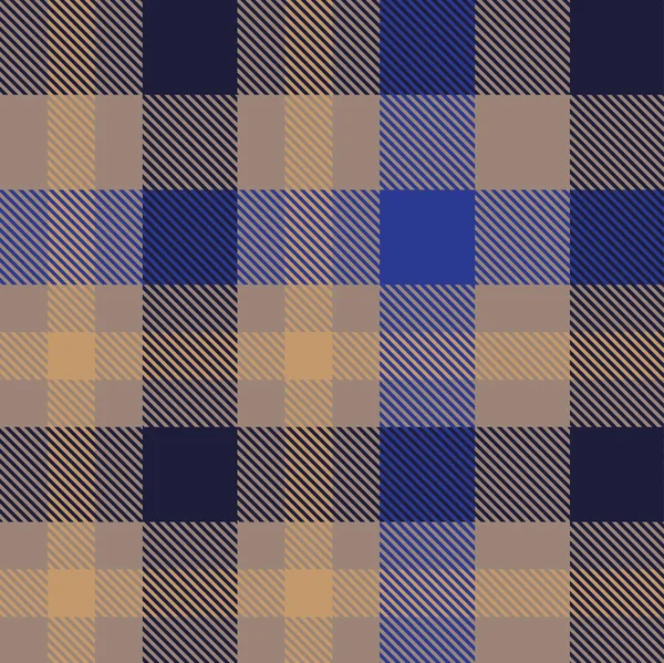 Klasik Modern Ekose Tartan Kusursuz Desen — Stok Vektör