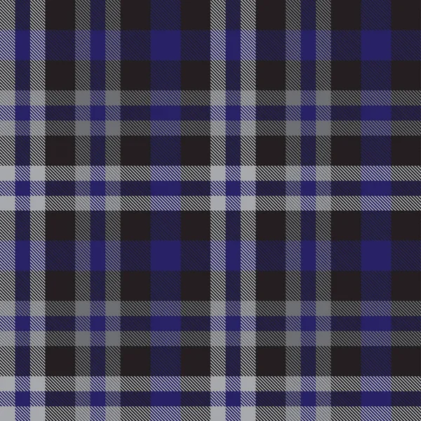 Classic Modern Plaid Tartan Seamless Pattern — Stock Vector