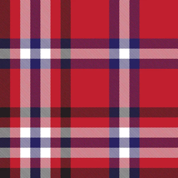 Klassieke moderne Plaid Tartan naadloos patroon — Stockvector