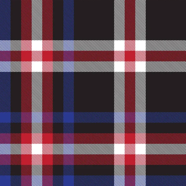 Klasik Modern Ekose Tartan Kusursuz Desen — Stok Vektör