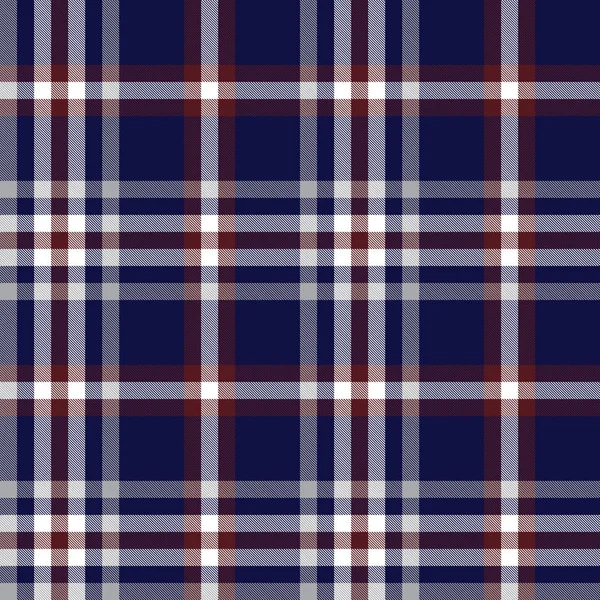 Klasik Modern Ekose Tartan Kusursuz Desen — Stok Vektör