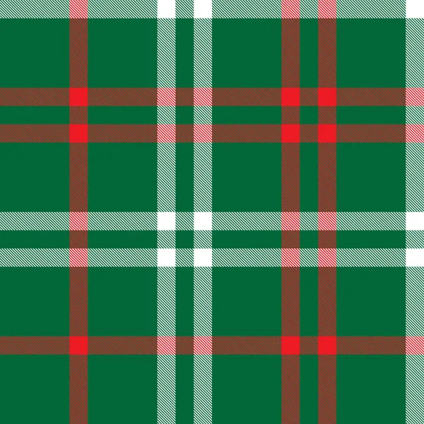 Classic Modern Plaid Tartan Seamless Pattern — Stock Vector