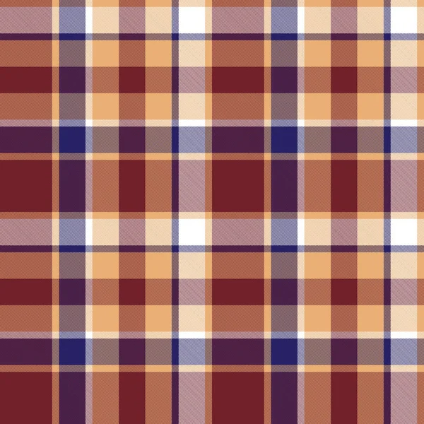 Classic Modern Plaid Tartan Seamless Pattern — Stock Vector