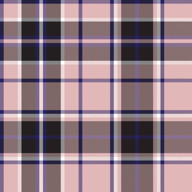 Klasik Modern Ekose Tartan Kusursuz Desen