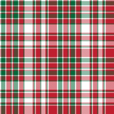 Klasik Modern Ekose Tartan Kusursuz Desen