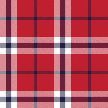 Klasik Modern Ekose Tartan Kusursuz Desen