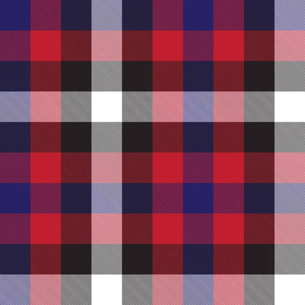 Klassieke moderne Plaid Tartan naadloos patroon — Stockvector