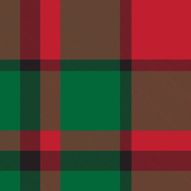 Klasik Modern Ekose Tartan Kusursuz Desen