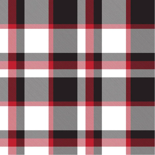 Classic Modern Plaid Tartan Seamless Pattern — Stock Vector