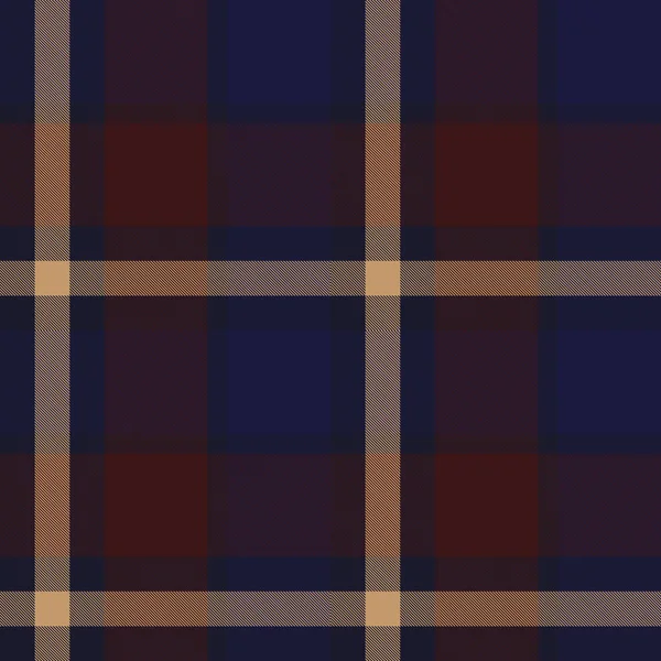 Klassisk modern rutig Tartan sömlös mönster — Stock vektor