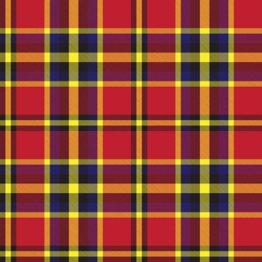 Klasik Modern Ekose Tartan Kusursuz Desen
