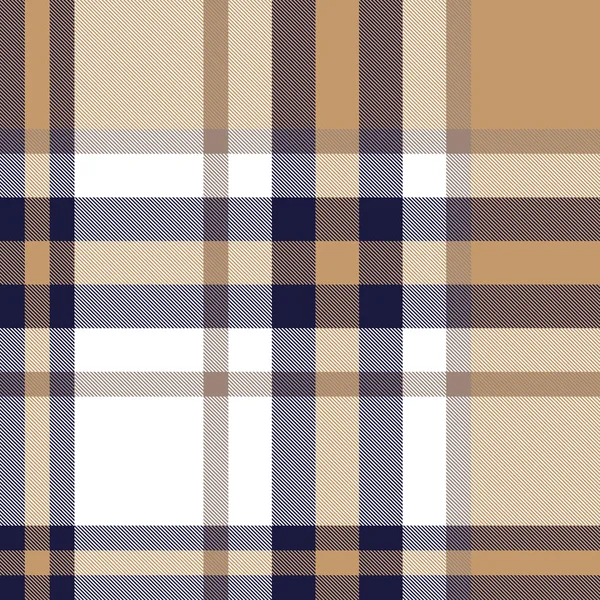 Classic Modern Plaid Tartan Seamless Pattern — Stock Vector