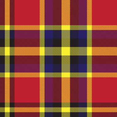 Klasik Modern Ekose Tartan Kusursuz Desen