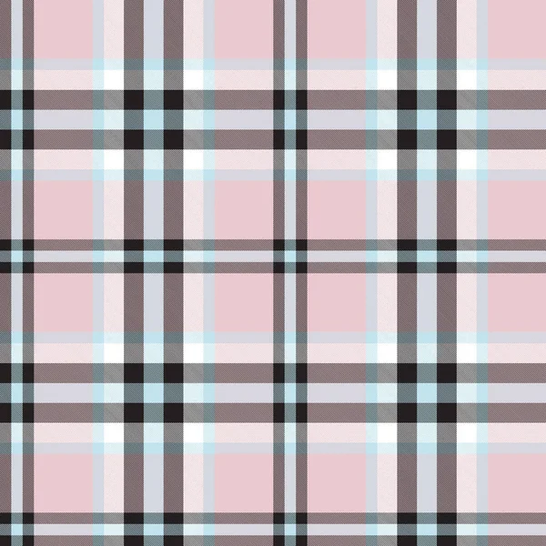 Classic Modern Plaid Tartan Seamless Pattern — Stock Vector