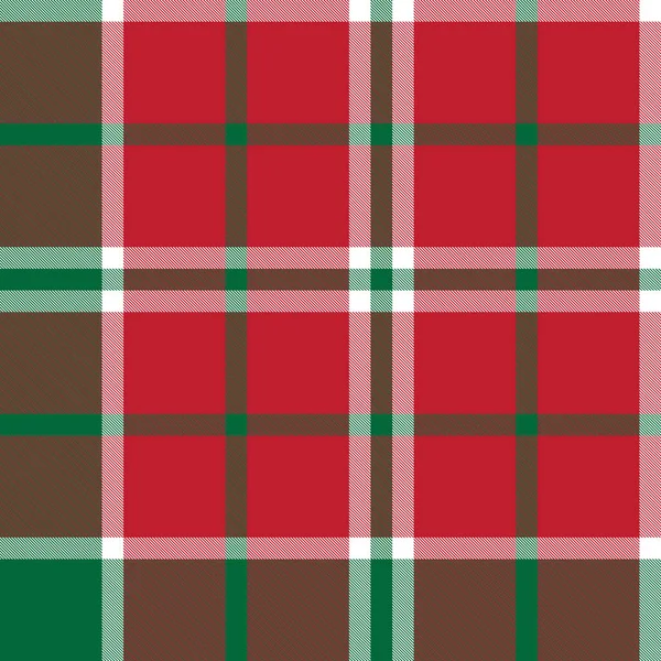 Classic Plaid Checkered Tartan Pattern Suitable Shirt Printing Fabric Textiles — Stock Vector