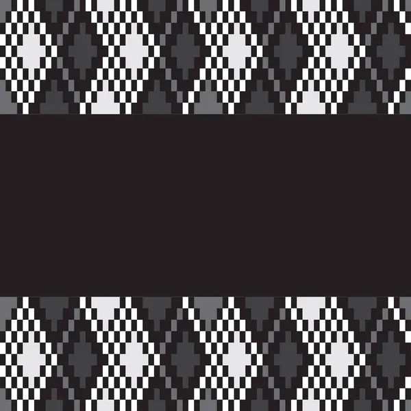 Dit Een Argyle Border Template Geschikt Voor Achtergronden Drukmaterialen Commerce — Stockvector