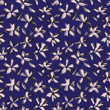 Moda baskıları, mayo, arka plan, web siteleri, duvar kağıtları, el sanatları için uygun bir botanik fırça darbesi deseni.