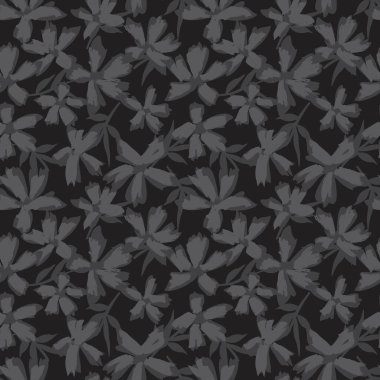 Moda baskıları, mayo, arka plan, web siteleri, duvar kağıtları, el sanatları için uygun bir botanik fırça darbesi deseni.