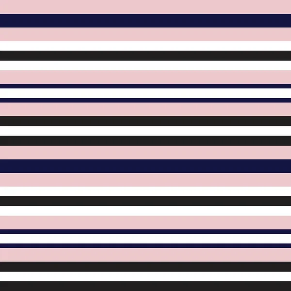 Jedná Klasický Horizontální Pruhovaný Vzor Vhodný Pro Potisk Košil Textil — Stockový vektor