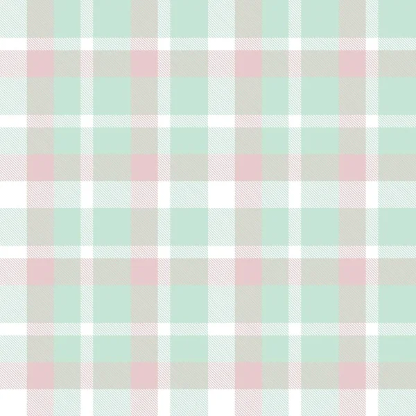 Classic Plaid Checkered Tartan Pattern Suitable Shirt Printing Fabric Textiles — Stock Vector