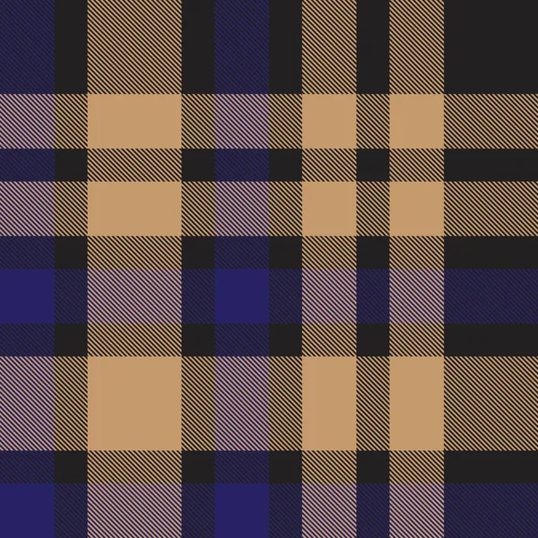 Plaid Geruit Tartan Naadloos Patroon Geschikt Voor Mode Textiel Graphics — Stockvector