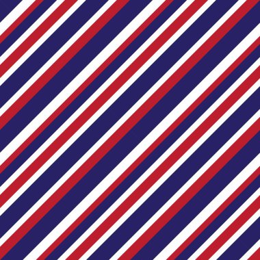 Moda tekstili ve grafikleri için uygun kırmızı ve mavi köşegen çizgili dikişsiz arkaplan