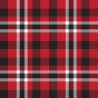 Moda tekstil ve grafikleri için uygun kırmızı ekose, kareli, tartan desenli
