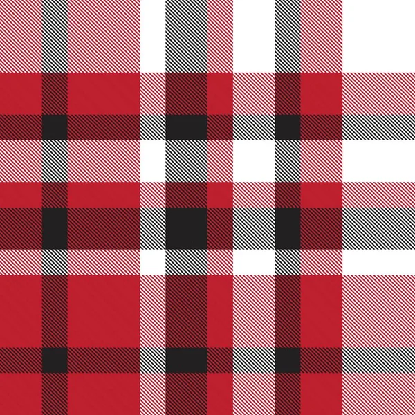 Xadrez Vermelho Xadrez Tartan Padrão Sem Costura Adequado Para Têxteis —  Vetores de Stock