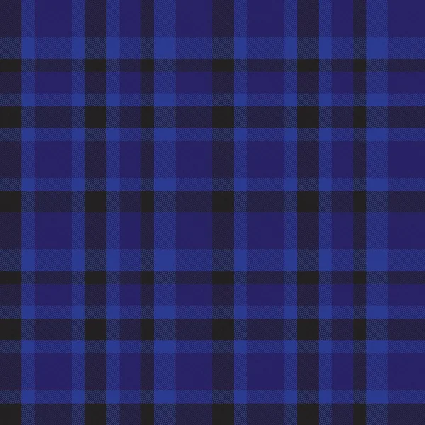 Navy Plaid Checked Tartan Seamless 그래픽에 — 스톡 벡터