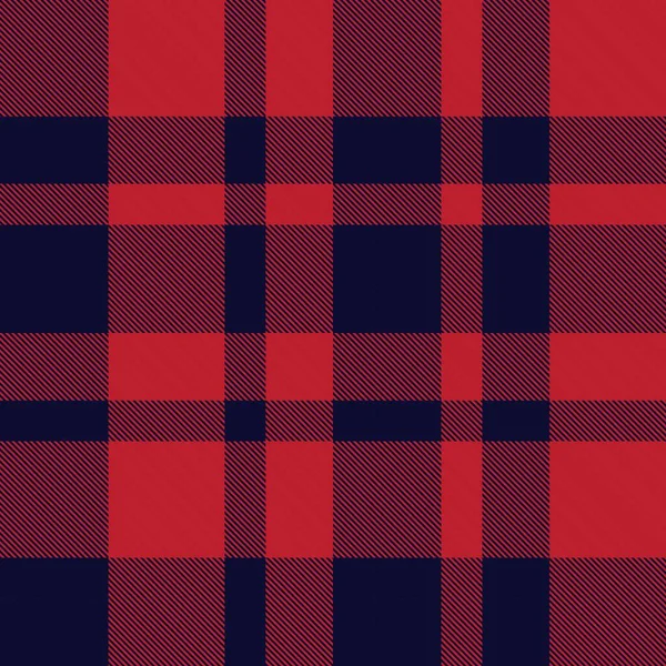 Xadrez Vermelho Marinho Xadrez Tartan Padrão Sem Costura Adequado Para — Vetor de Stock