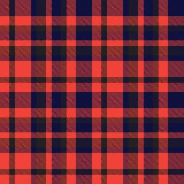 Turuncu ekose, kareli, tartan desenli moda tekstil ve grafikleri için uygun.