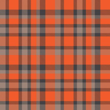 Turuncu ekose, kareli, tartan desenli moda tekstil ve grafikleri için uygun.