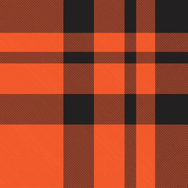 Carreaux Carreaux Orange Motif Tartan Sans Couture Adapté Aux Textiles — Image vectorielle