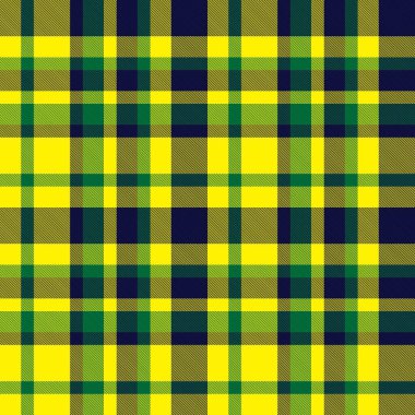 Sarı ekose, kareli, tartan desenli moda tekstil ve grafikleri için uygun.