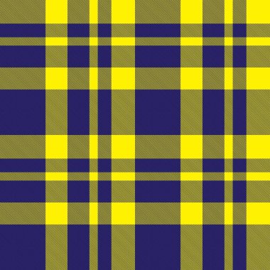 Sarı ekose, kareli, tartan desenli moda tekstil ve grafikleri için uygun.
