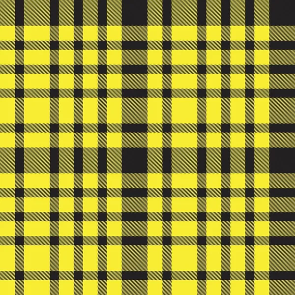 Κίτρινο Καρό Καρό Tartan Αδιάλειπτη Μοτίβο Κατάλληλο Για Υφάσματα Μόδας — Διανυσματικό Αρχείο