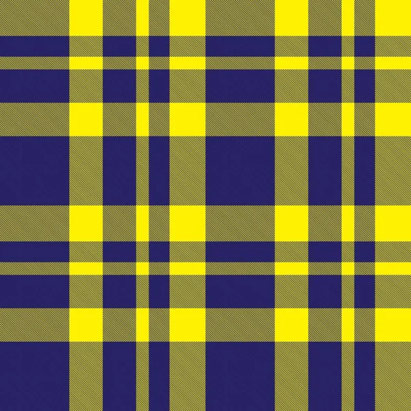 Sarı Ekose Kareli Tartan Desenli Moda Tekstil Grafikleri Için Uygun — Stok Vektör