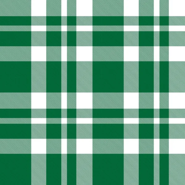 Green Plaid Checkered Tartan Seamless Pattern Suitable Fashion Textiles Graphics — Stock Vector