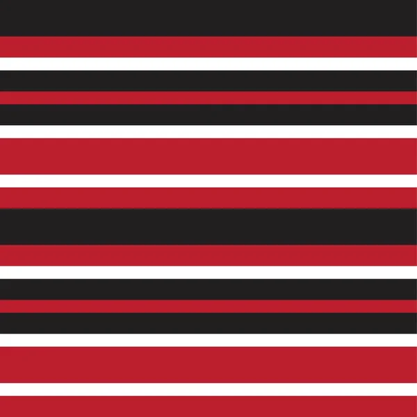 Red Horizontal Striped Seamless Pattern Background 그래픽 — 스톡 벡터