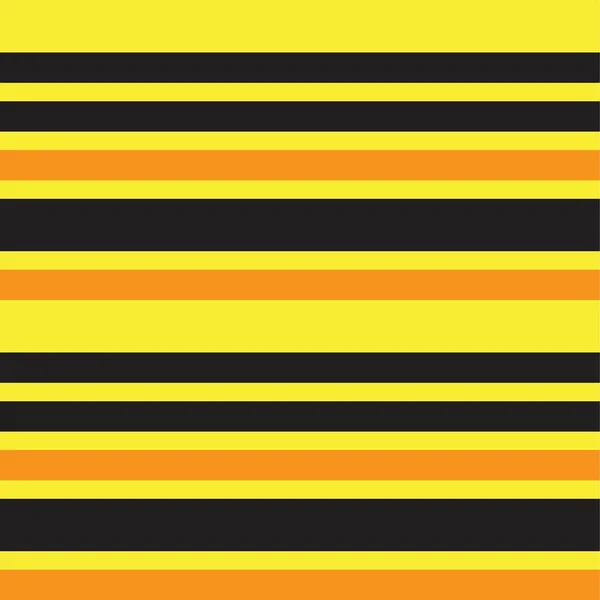 黄色水平条纹无缝图案背景适合流行纺织品 — 图库矢量图片