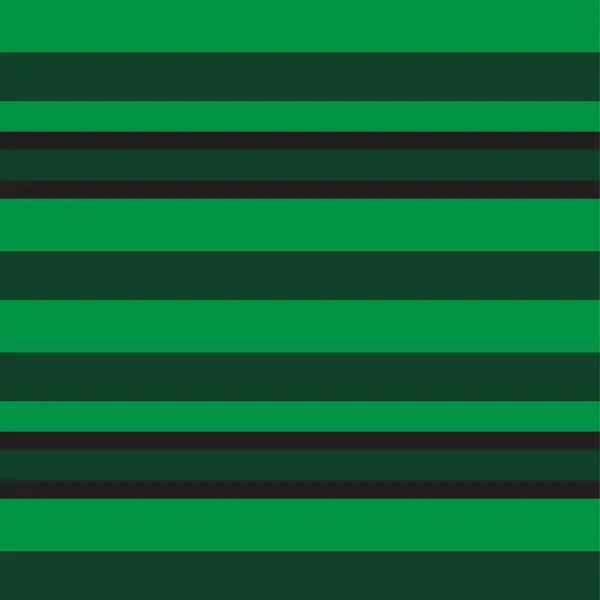 Зеленый Горизонтальный Полосатый Бесшовный Фон Шаблона Подходит Моды Текстиля Графики — стоковый вектор