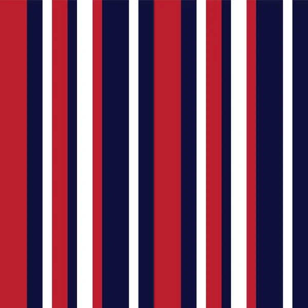 Red Blue Vertical Striped Seamless Pattern Background Suitable Fashion Textiles — Stock Vector