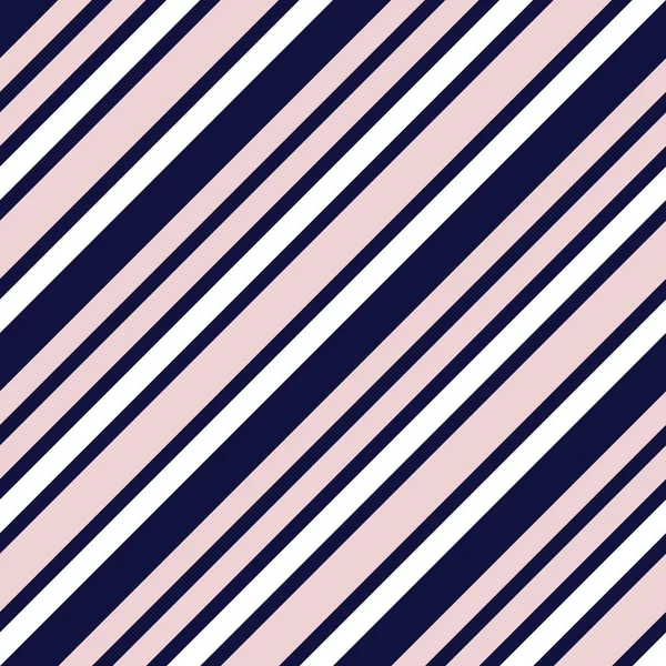 Pink Navy Diagonal Striped Seamless Pattern Background Suitable Fashion Textiles — Stock Vector