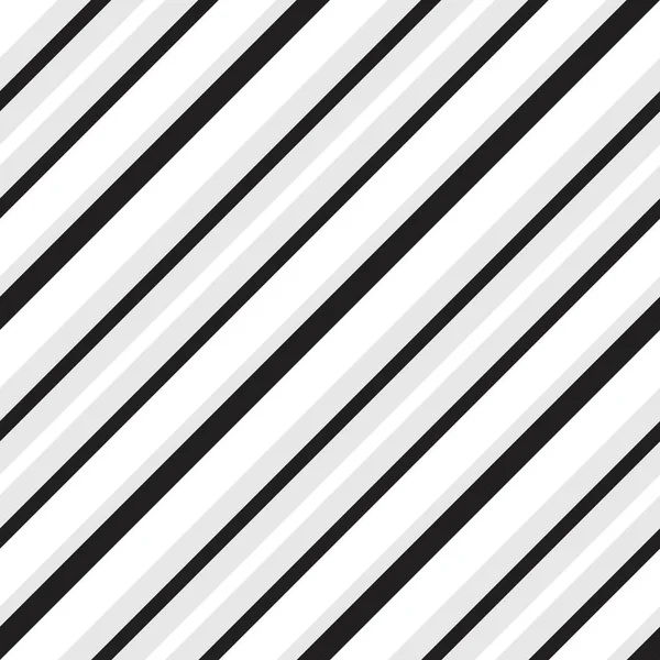 Black White Diagonal Striped Seamless Pattern Background Suitable Fashion Textiles — Stock Vector