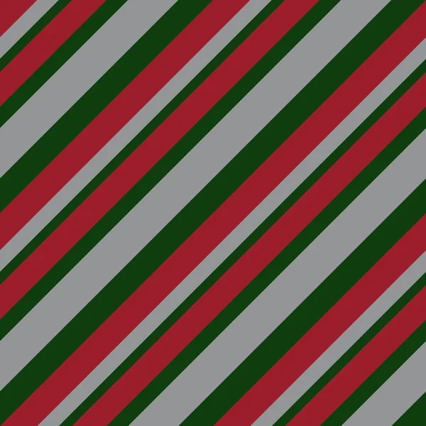 圣诞对角线条纹无缝图案背景适合流行纺织品 — 图库矢量图片