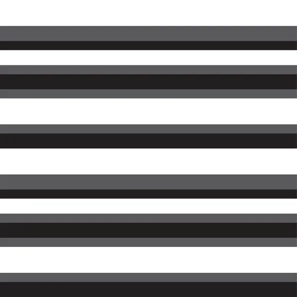 Black White Horizontal Striped Seamless Pattern Background Suitable Fashion Textiles — Stock Vector