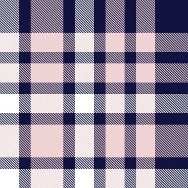 Moda tekstil ve grafikleri için uygun pembe ve denizci ekoseli, ekoseli, ekosesiz desen