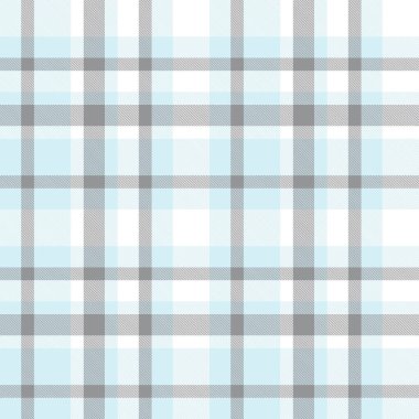 Gökyüzü mavisi ekose, kareli, ekose desenli moda tekstil ve grafikleri için uygun.