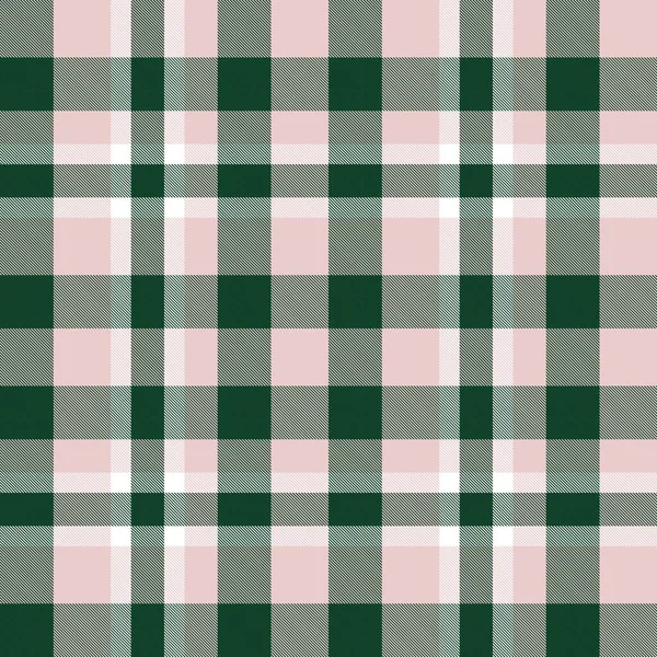 Rose Plaid Carreaux Motif Tartan Sans Couture Adapté Aux Textiles — Image vectorielle