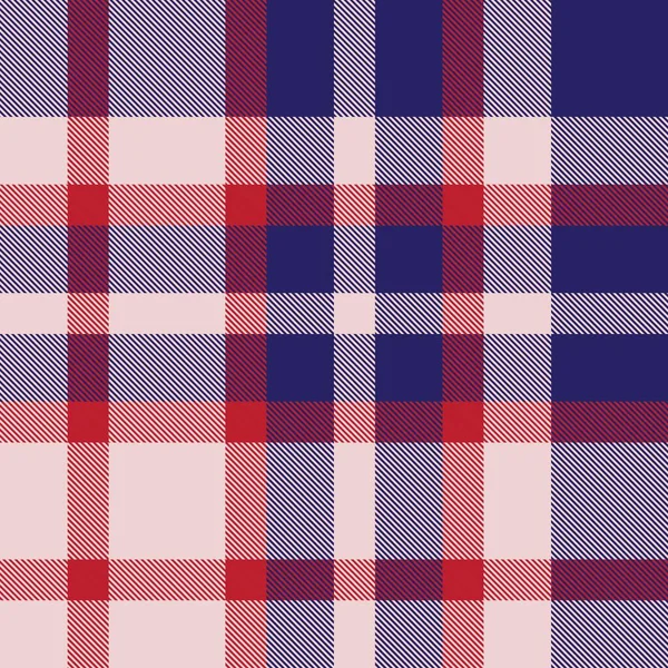 Rose Marine Plaid Carreaux Motif Tartan Sans Couture Adapté Aux — Image vectorielle